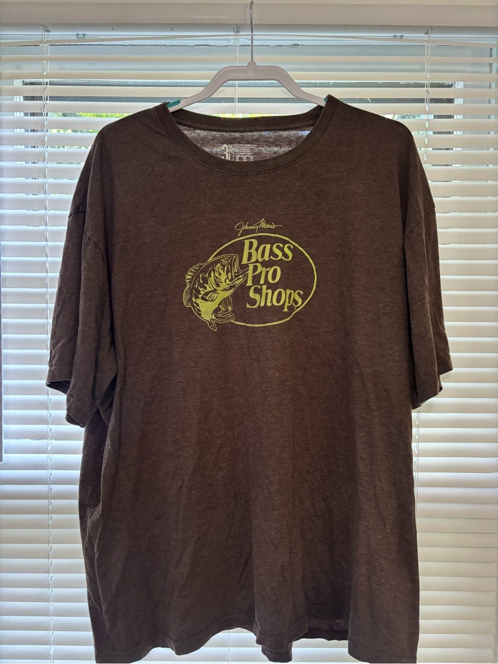 Bass Pro Shops Brown Tee with Fish Logo